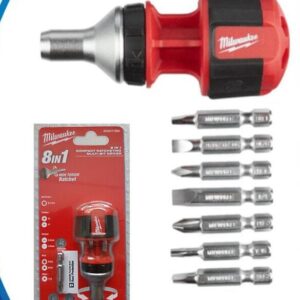 Milwaukee 8-in-1 Multi Bit Screwdriver: Tackle Diverse Screw Jobs Efficiently
