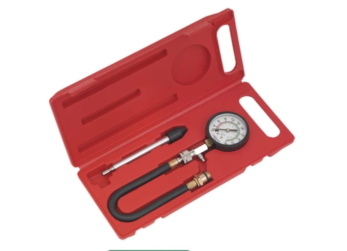 Sealey Petrol Engine Compression Test Kit 3pcs/set - Image 1