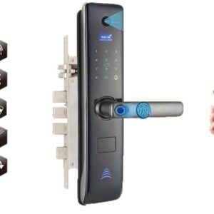 Smart door lock, Wi-Fi door lock, app controlled door lock with camera