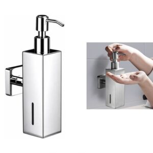 Wall Mount Liquid Soap Dispenser (Metal Body) - 2, Chrome