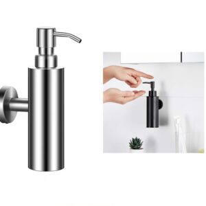 Wall Mount Liquid Soap Dispenser (Metal Body) - 7, Chrome