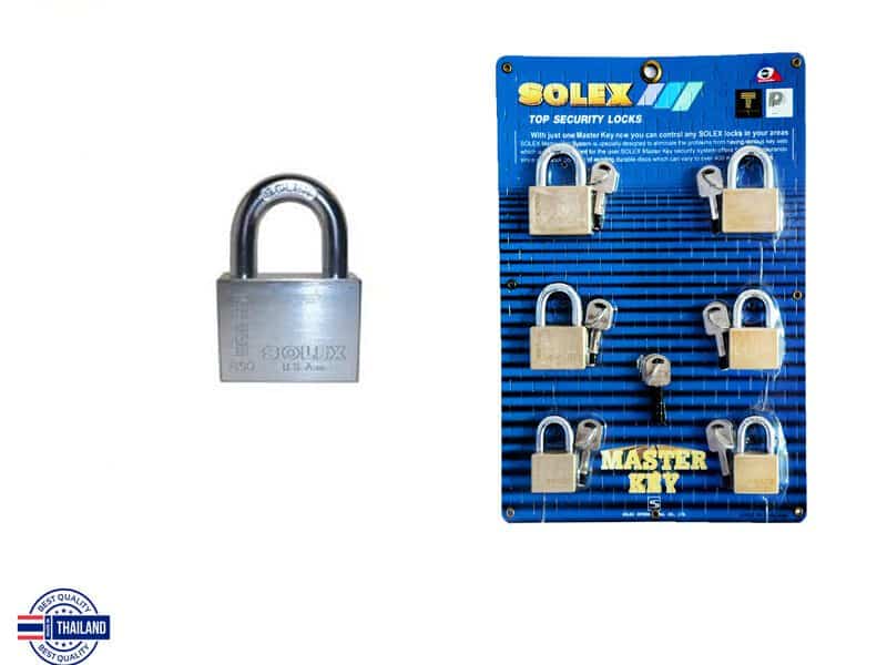 solex2-e1678290316483.jpg Chrome Padlocks With Master Key - Image 1