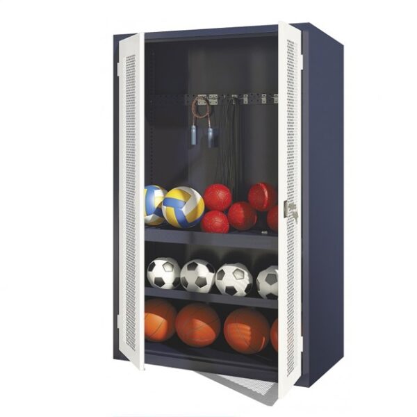 Metal 2 Door Sports Room Cabinet