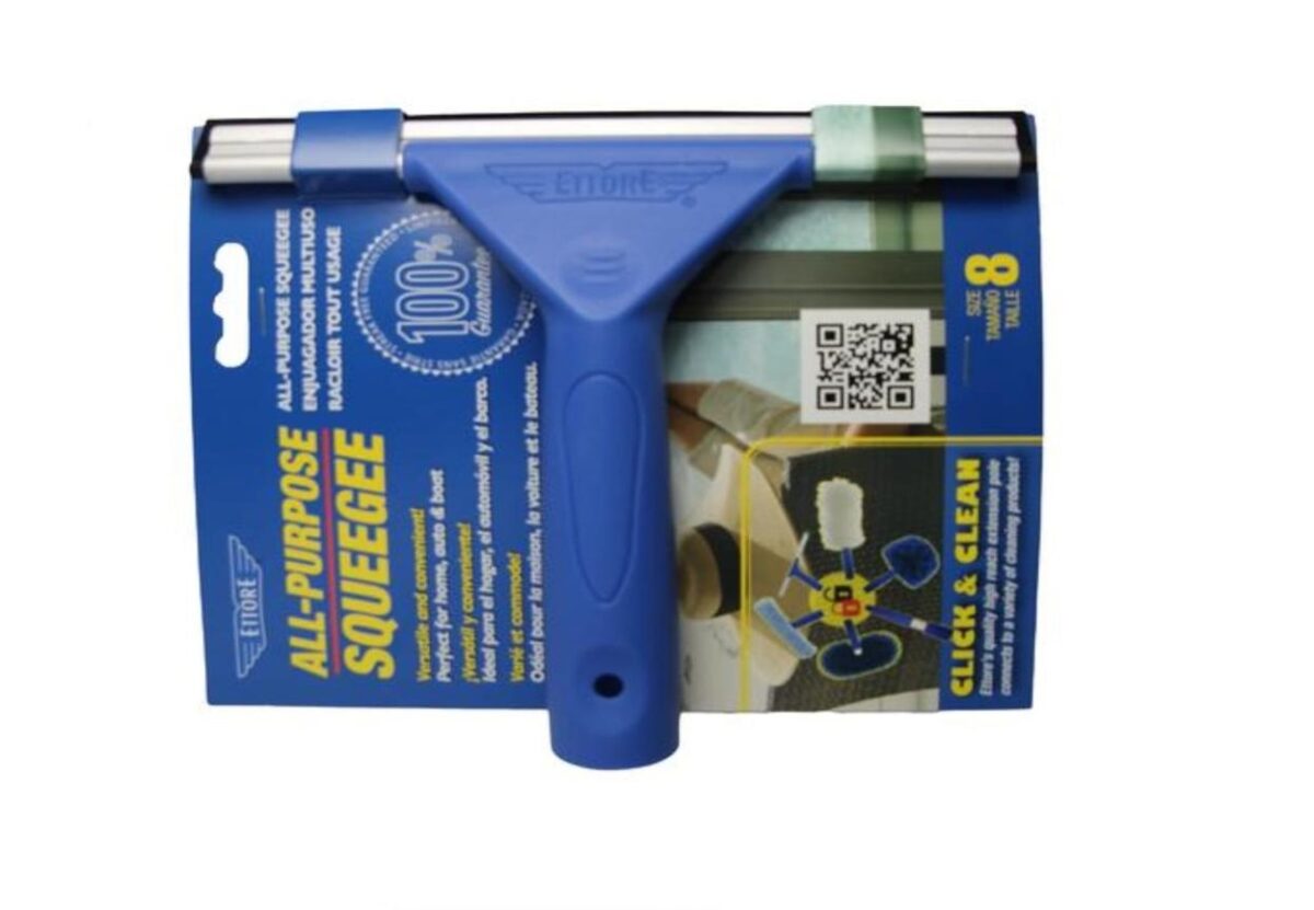 Ettore All Purpose 8" Squeegee With Handle - Image 1