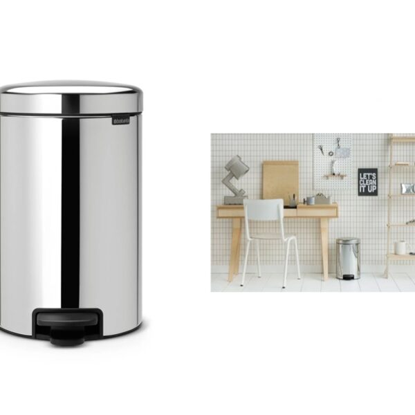 Brabantia SS Pedal Bin 12 Ltr