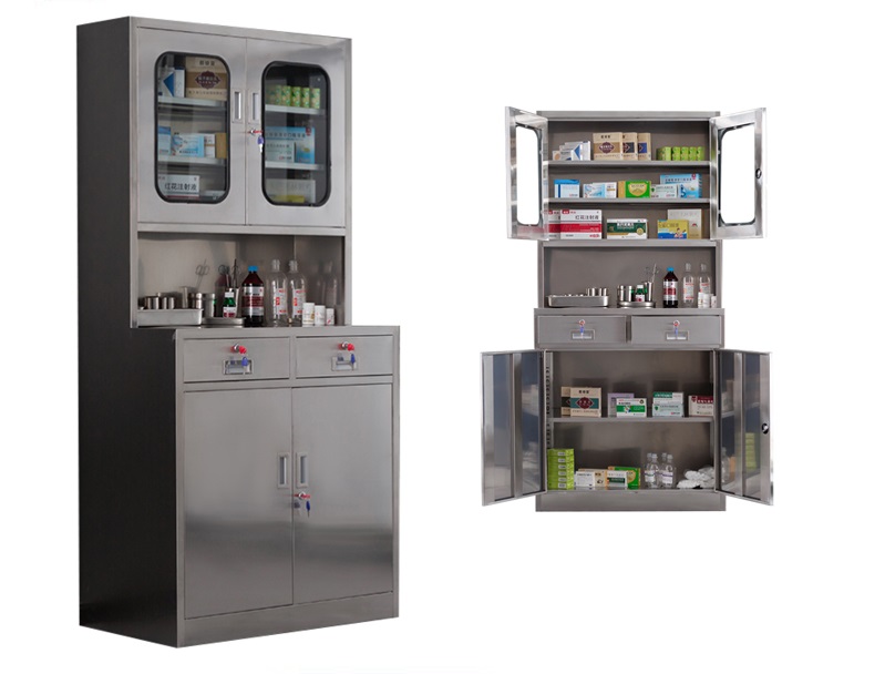 ss-medicine1-1.jpg Stainless Steel 316 Medicine Storage Cabinet - Image 1