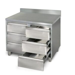 Stainless Steel 6 Drawer Cabinet