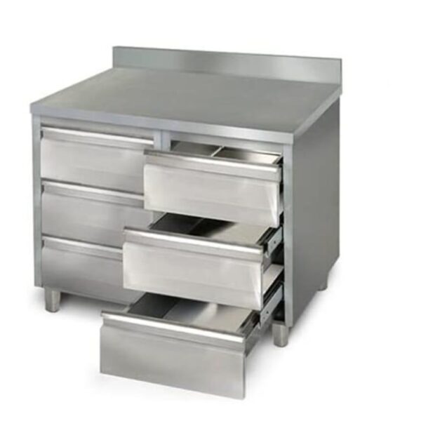 Stainless Steel 6 Drawer Cabinet
