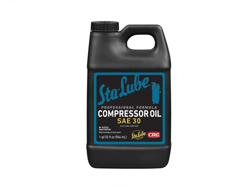 sta1-e1686576923493.jpg CRC Sta-Lube Air Compressor Oil: Protects & Extends Compressor Life (3.78 Ltr) - Image 1