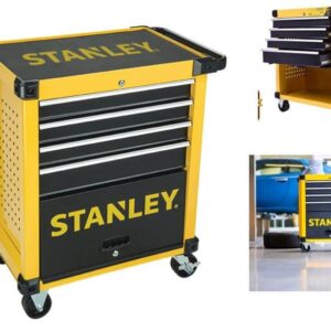 Stanley 4-Drawer Roller Cabinet: Keep Tools Organized and Mobile