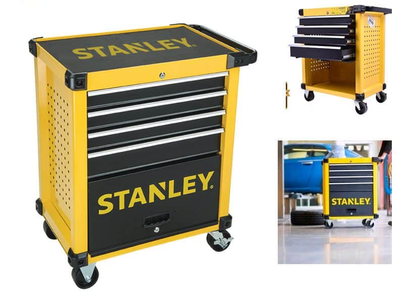stanley-stst743058-e1679321195200.jpg Stanley 4-Drawer Roller Cabinet: Keep Tools Organized and Mobile - Image 1
