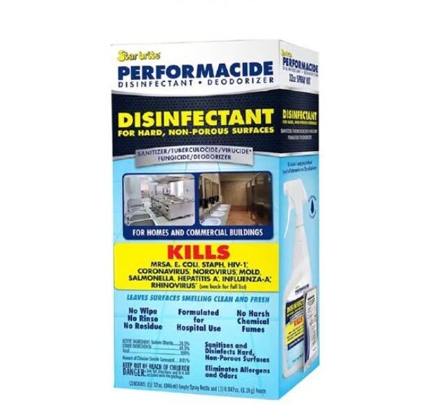 Starbrite Performacide No Scent Disinfectant Kit 32 oz 1 pk