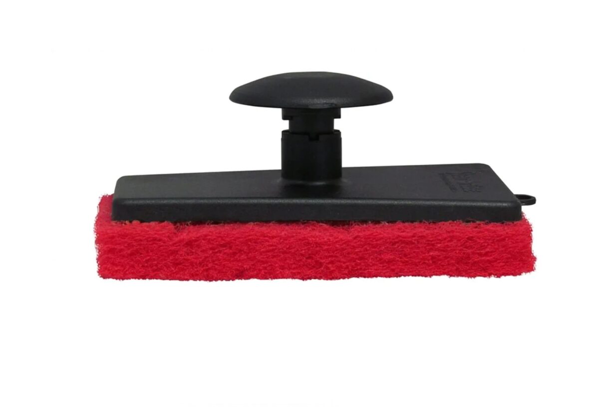 starbrite-scrubber-pad.jpg Starbrite All Purpose Medium Scrubber Pad - Red - Image 1