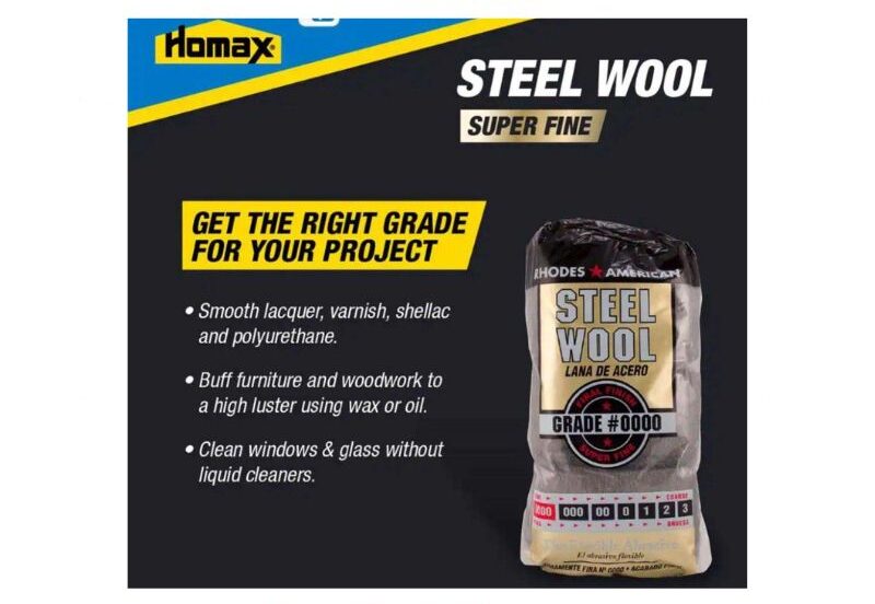 steel-wool-0000-e1778594373241.jpg Rhodes American 0000 Grade Super Fine Steel Wool Pad 12 pk - Image 1