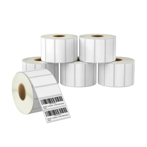 Original Barcode Roll Label 25X38 - 6Set