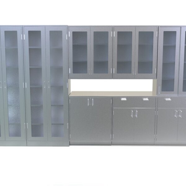 Stainless Steel Laboratory Cabinet Set