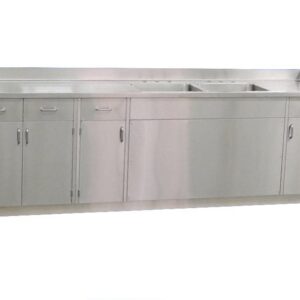 Stainless Steel Base Cabinet Set