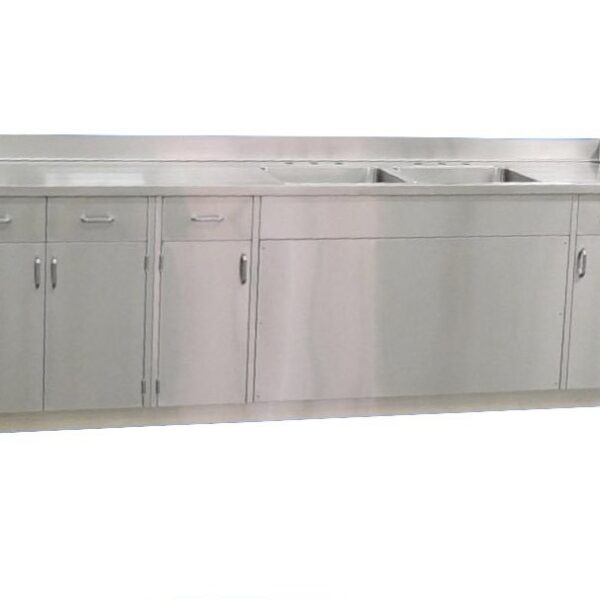 Stainless Steel Base Cabinet Set