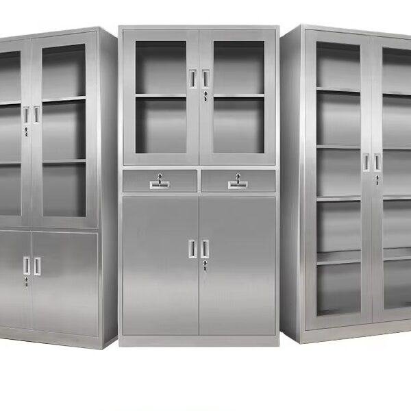 Medical Instrument Stainless Steel Storage Cabinet Set