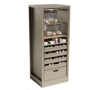 Pharmacy Rotary Cabinet Stainless Steel