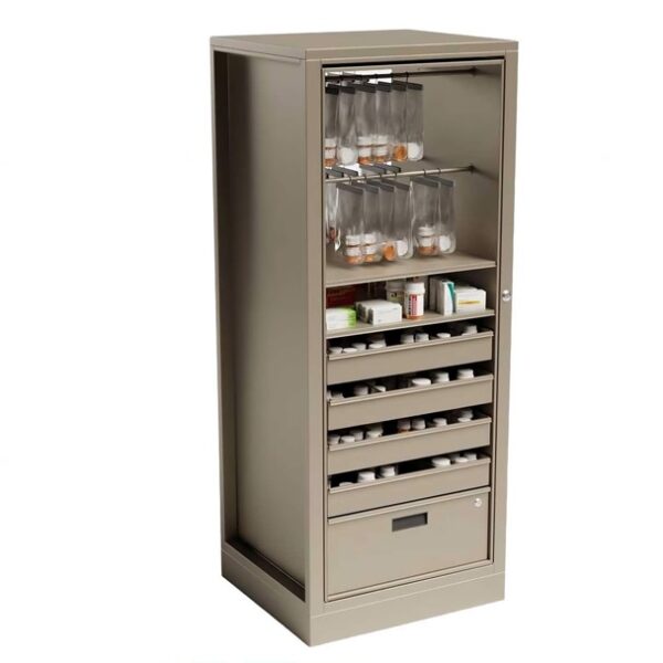 Pharmacy Rotary Cabinet Stainless Steel