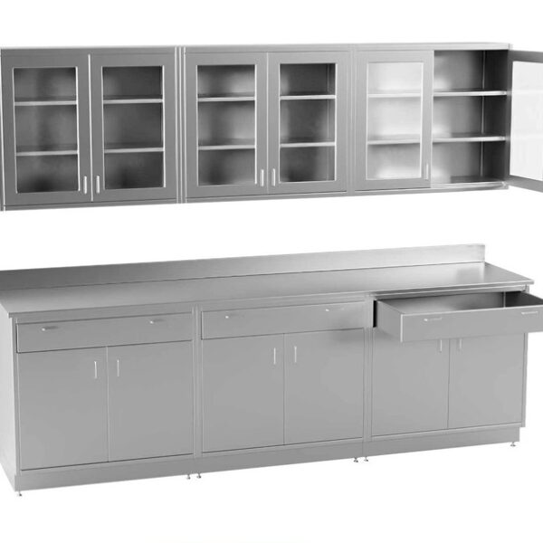 Kitchen Stainless Steel Cabinet with Drawers
