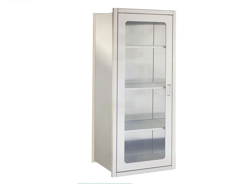 store8.jpg Stainless Steel See-Through Cabinet - Image 1