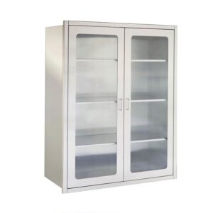 Stainless Steel See-Through Cabinet