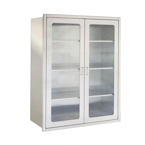 Stainless Steel See-Through Cabinet