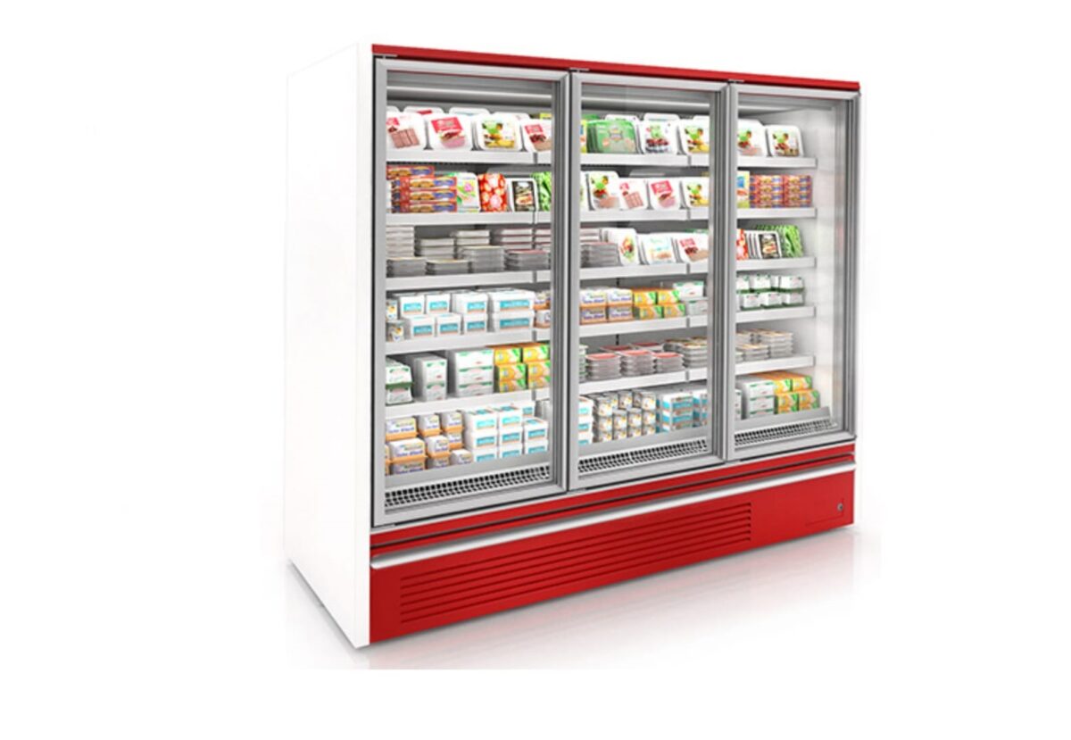 3 Doors Display Cabinet with Freezer (Compressor inside) - Image 1