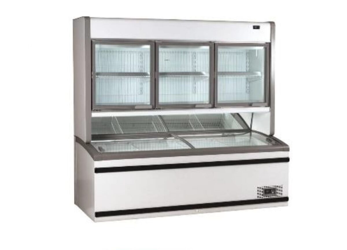 super27.jpg 3 Doors Display Cabinet with Freezer (compressor inside) - Image 1