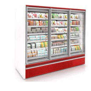 3 Doors Display Cabinet with Freezer (Compressor outside)
