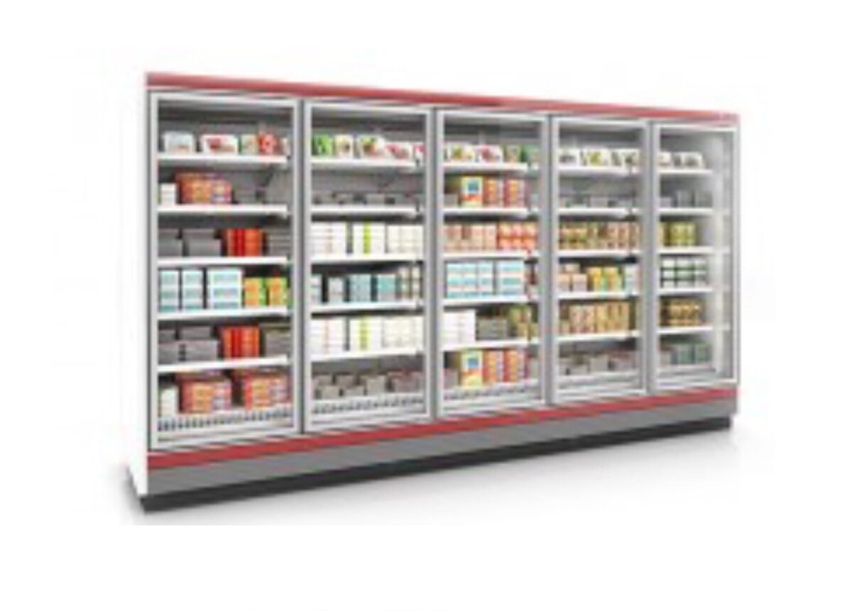 5 Doors Display Cabinet with Freezer (Compressor outside) - Image 1