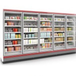 5 Doors Display Cabinet with Freezer (Compressor outside)