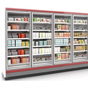 4 Doors Display Cabinet with Chiller (Compressor outside)