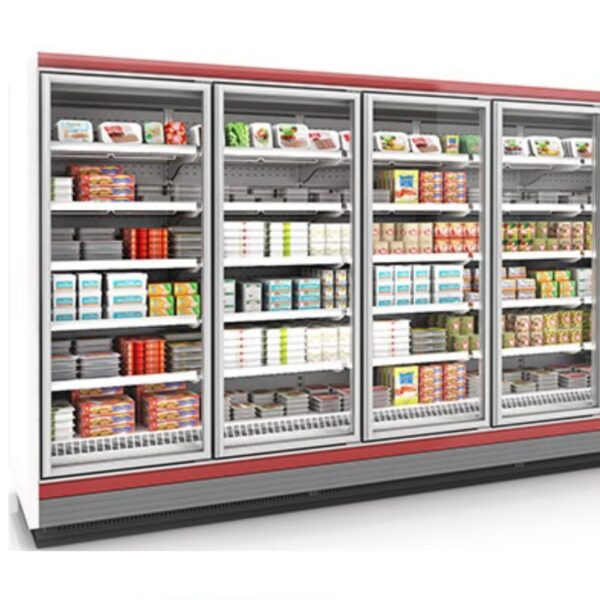 4 Doors Display Cabinet with Chiller (Compressor outside)