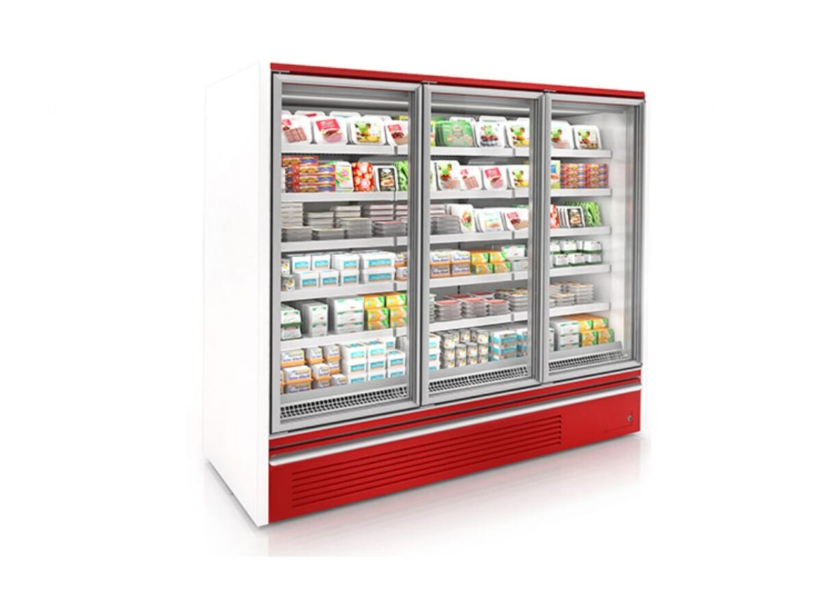 3 Doors Display Cabinet with Chiller (Compressor outside) - Image 1