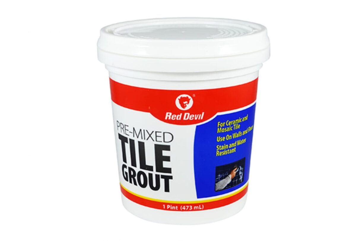 Red Devil Pre Mixed Tile Grount White - Image 1