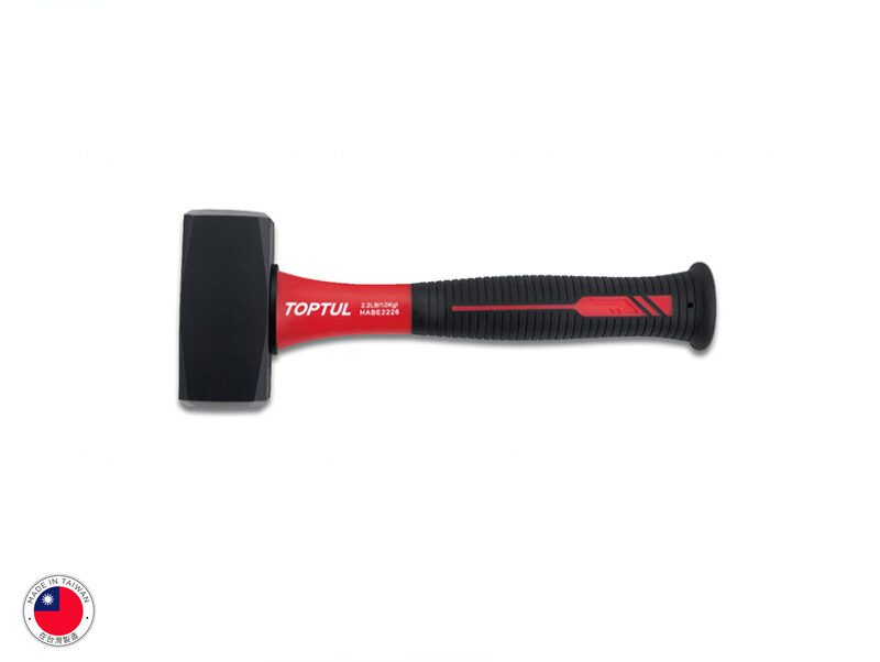 toptul-habe2226-e1680356152157.jpg Toptul 1kg Fiberglass Club Hammer: Conquer Chipping & Masonry Tasks with Precision - Image 1