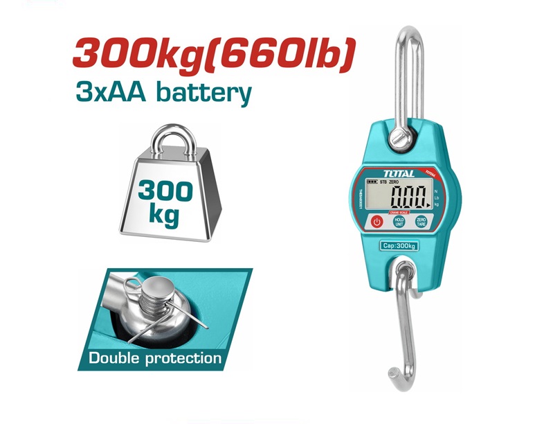 total-crane-scale.jpg Total 300kg Digital Crane Scale - Image 1