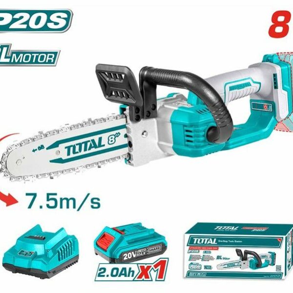 Total 20V Cordless Chainsaw: Effortless Woodcutting Power