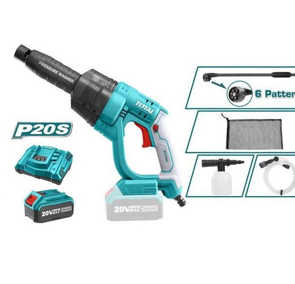 Total 20V Cordless Pressure Washer: Clean Wirelessly
