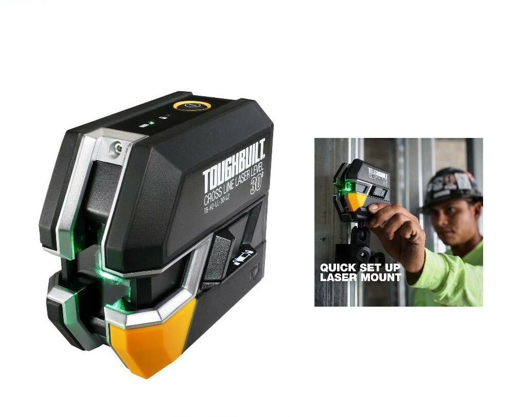 toughbuilt-laser-e1701275904875.jpg Toughbuilt Cross Line Laser Level - Image 1
