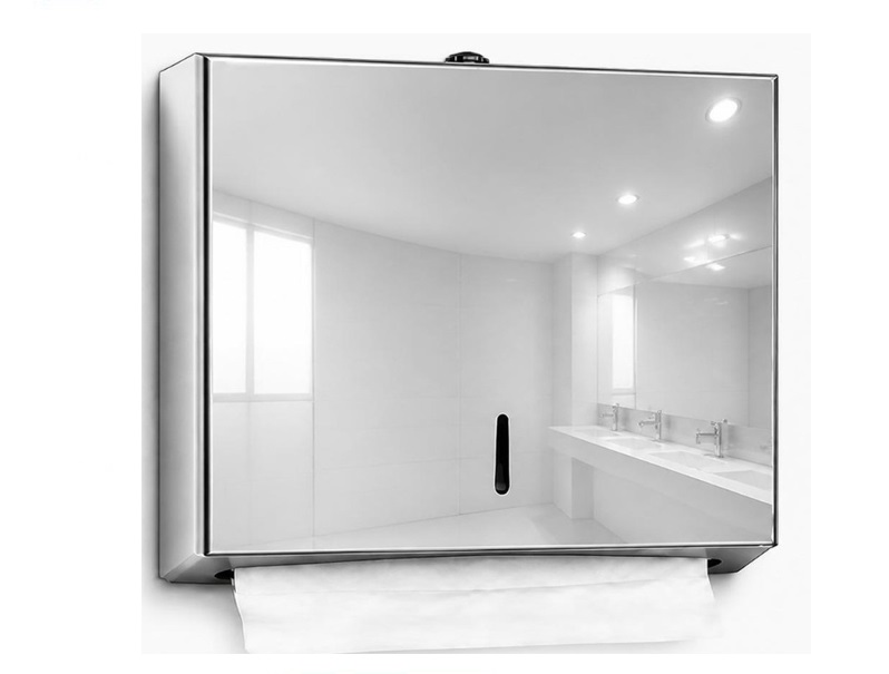 towel5.jpg Wall Mount Multifold Towel Dispenser - 5, Chrome Finish - Image 1
