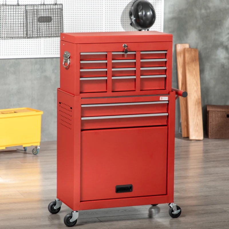 trolley1.jpg Tool Trolley with Top Chest: Maximize Storage and Organization for Your Tools - Image 1