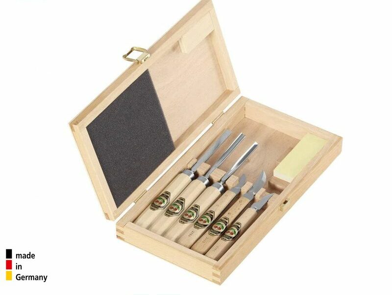 two-cherries-2-e1704034784729.jpg Two Cherries Wood Carving Set - Image 1