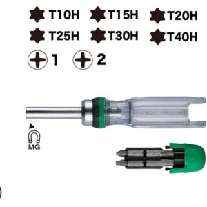 Vessel 8-Piece Screwdriver Set: Tackle Diverse Screw Jobs Efficiently