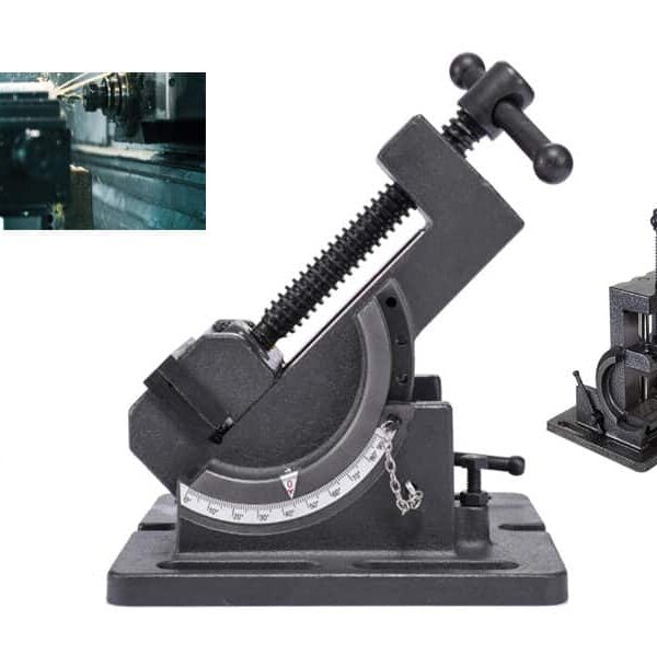 3" Flat Vice with Tilting Guide Rod