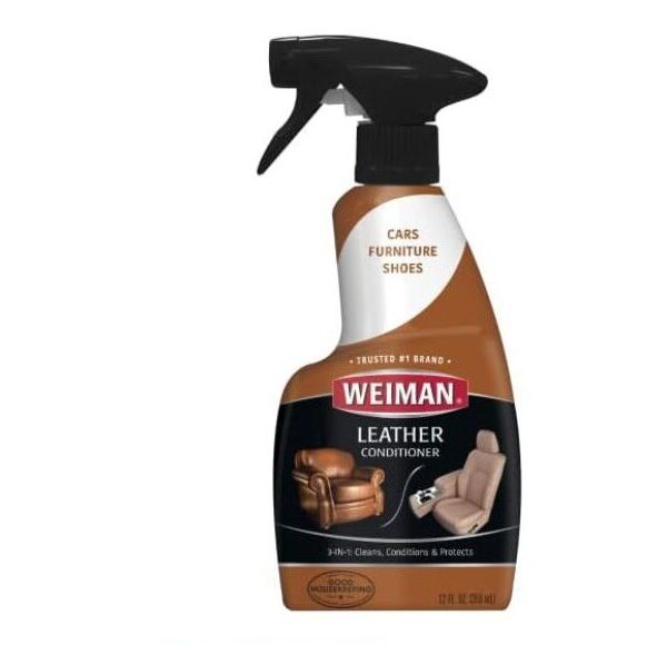 Weiman Leather Cleaner and Conditioner for Furniture, Car Interiors 355 ml