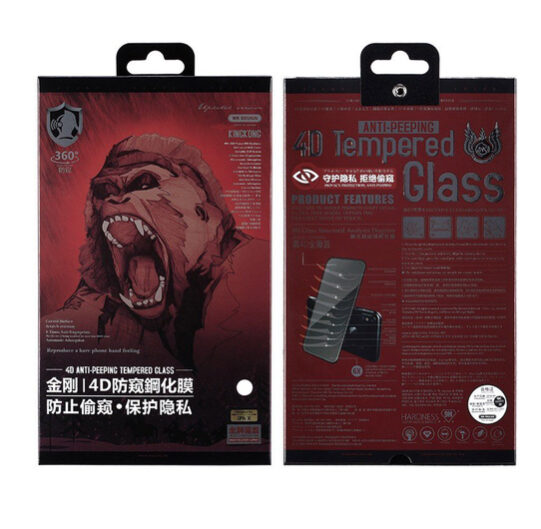 wekome1-e1727277789649.jpg Wekome Kingkong 4D Curved Tempered Glass Privacy for iPhone 15 Pro Max - Image 1